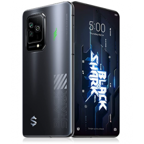 Black Shark Gaming Mobile Phones, 5 Android Phones, 12GB+256GB, 144Hz AMOLED, 120W Hyper Charge, Snapdragon 870 Processor Dual SIM Unlocked Smartphone- Black