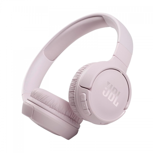 JBL Tune 510BT Wireless On Ear Headphones, Pure Bass Sound, 40H Battery, Speed Charge, Fast USB Type-C, Multi-Point Connection, Foldable Design, Voice Assistant - Pink