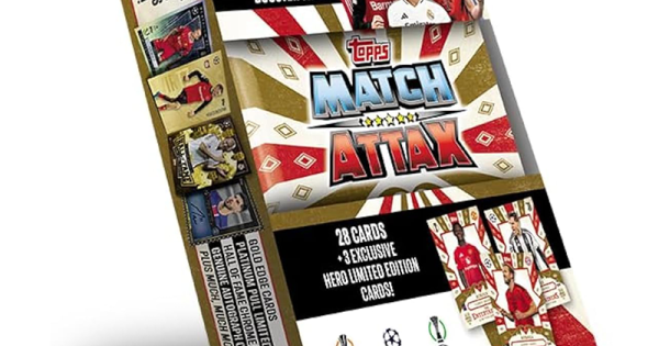 Topps Match Attax 24/25 - Booster Tin Bundle Offer - Exclusive! The 4 Booster Tins from this year's Match Attax Collection Topps Match Attax 24/25 - Booster Tin Bundle Offer - Exclusive! The 4 Booster Tins from this year's Match Attax Collection