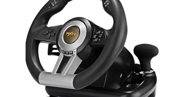 PXN V3 Pro Racing Game Steering Wheel Best Price in Egypt|Games World Egypt