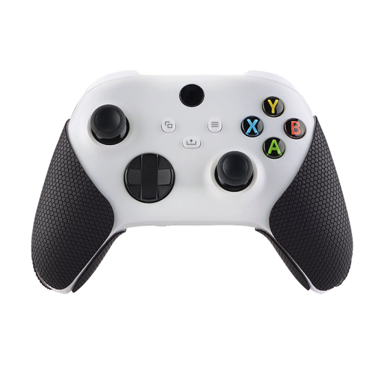 PlayVital Black Anti-Skid Sweat-Absorbent Controller Grip for Xbox Series X/S Controller, Professional Textured Soft Rubber Pads Handle Grips for Xbox Series X/S Controller - X3PJ001 PlayVital Black Anti-Skid Sweat-Absorbent Controller Grip for Xbox Series X/S Controller, Professional Textured Soft Rubber Pads Handle Grips for Xbox Series X/S Controller - X3PJ001