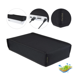 PlayVital Black Nylon Dust Cover for Xbox Series S Console, Soft Neat Lining Dust Guard, Anti Scratch Waterproof Cover Sleeve for Xbox Series S Console - X3PJ002 PlayVital Black Nylon Dust Cover for Xbox Series S Console, Soft Neat Lining Dust Guard, Anti Scratch Waterproof Cover Sleeve for Xbox Series S Console - X3PJ002