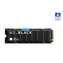 Western Digital WD_BLACK 1TB SN850 NVMe SSD for PS5 Consoles,SSD with Heatsink Gen4 PCIe, M.2 2280, Up to 7,000 MB/s WDBBKW0010BBK WRSN
