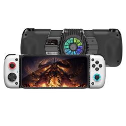 GameSir X3 Type-C Cooling Fan Android Controller with RGB backlight, Zero Delay Mobile Controller with Magnetic&Detachable ABXY Buttons, D-Pads Support Cloudy Gaming, Stadia, Xbox Game Pass and More GameSir X3 Type-C Cooling Fan Android Controller with RGB backlight, Zero Delay Mobile Controller with Magnetic&Detachable ABXY Buttons, D-Pads Support Cloudy Gaming, Stadia, Xbox Game Pass and More