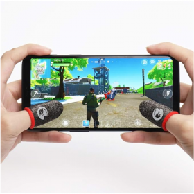 GameSir Talons Mobile Game Controller Finger Sleeve Sets [1 Pack], Anti-Sweat Breathable Full Touch Screen Sensitive Shoot Aim Joysticks Finger Set for PUBG/Knives Out/Rules of Survival