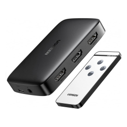 UGREEN HDMI Switch 4K 60Hz HDMI 2.0 Splitter Switcher 3in 1 Out Model No.CM598 (15376) UGREEN HDMI Switch 4K 60Hz HDMI 2.0 Splitter Switcher 3in 1 Out Model No.CM598 (15376)