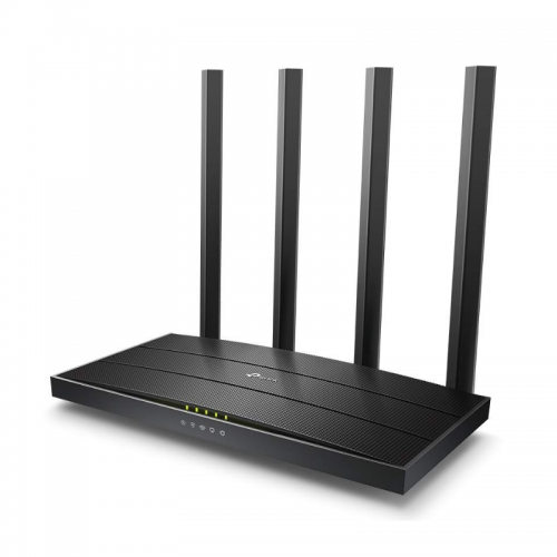 TP-Link AC1200 Wireless Dual Band Full Gigabit Wi-Fi Router, Wi-Fi Speed Up to 867 Mbps/5 GHz + 300 Mbps/2.4 GHz, 4+1 Gigabit Ports, Dual-Core CPU, Parental Control, Easy setup (Archer C6)
