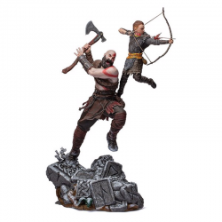 GOD OF WAR - KRATOS AND ATREUS BDS ART SCALE 1/10 STATUE BY IRON STUDIOS
