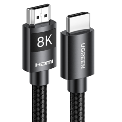 UGREEN HDMI Cable 3M HDMI 8K HDMI 2.1 Ultra HD High-Speed 48Gbps 8K@60Hz HDMI Braided Cord eARC Dynamic HDR Dolby Vision Compatible with MacBook Pro PS5 Switch TV Xbox Roku UHD TV Blu-ray Projector (40181) UGREEN HDMI Cable 3M HDMI 8K HDMI 2.1 Ultra HD High-Speed 48Gbps 8K@60Hz HDMI Braided Cord eARC Dynamic HDR Dolby Vision Compatible with MacBook Pro PS5 Switch TV Xbox Roku UHD TV Blu-ray Projector (40181)