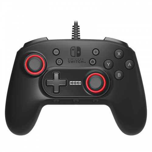 HORI Nintendo Switch HORIPAD Plus+ Wired Controller for first person shooters, battle royales and more - Officially Licensed by Nintendo