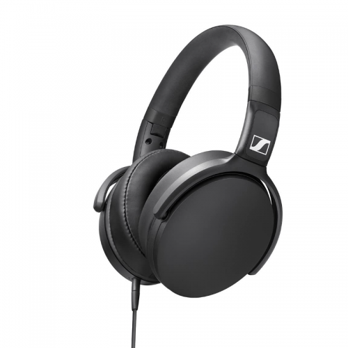 Sennheiser hd 400s closed back, around ear headphone with one-button smart remote on detachable cable, Wired, One Size