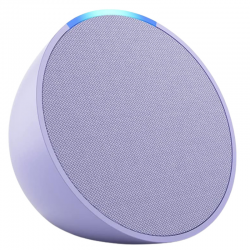 Echo Pop | Full sound compact Wi-Fi & Bluetooth smart speaker with Alexa | Use your voice to control smart home devices, play music or the Quran, and more (speaks English & Khaleeji) | Lavender