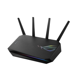 ASUS ROG Strix AX5400 WiFi 6 Gaming Router (GS-AX5400) - Dedicated Gaming Port, VPN Fusion, Lifetime Free Internet Security, Instant Guard, AiMesh, Adaptive QoS, Port Forwarding, Aura RGB - Black (Open Sealed)