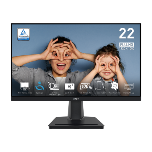 MSI Pro Mp225V 21 Inch 100Hz 1Ms FHD VA Monitor ( Open Sealed )