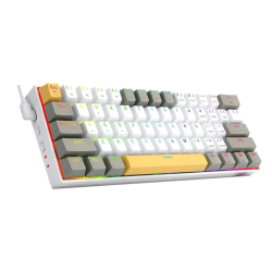 Redragon Draconic Pro Wired/Wireless Mechanical Keyboard Yellow-White-Grey | K530-YL&WT&GY-RGB-PRO Redragon Draconic Pro Wired/Wireless Mechanical Keyboard Yellow-White-Grey | K530-YL&WT&GY-RGB-PRO