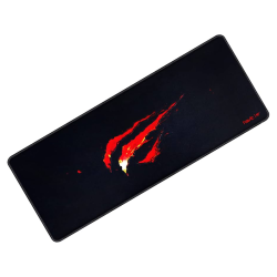 Havit HV-MP861 PC Series Mousepad, 70 cm x 30 cm Size, Black/Red