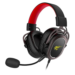 Havit H2008D Gaming headphone With High Magnetic 50MM Speakers, Adjustable Headband and Pluggable Mic black & Red Wired Havit H2008D Gaming headphone With High Magnetic 50MM Speakers, Adjustable Headband and Pluggable Mic black & Red Wired