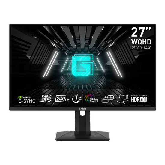 MSI G274QPX Gaming Monitor Black | 9S6-3CC29H-079