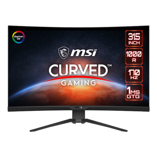 MSI MAG 325CQRF-QD 32 Inch WQHD Curved Gaming Monitor MSI MAG 325CQRF-QD 32 Inch WQHD Curved Gaming Monitor