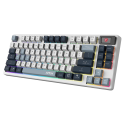 MSI Forge GK600 TKL Wireless Gaming Keyboard White MSI Forge GK600 TKL Wireless Gaming Keyboard White