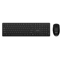 MSI Forge K200 Wireless Keyboard And Mouse Combo English Black (Used) MSI Forge K200 Wireless Keyboard And Mouse Combo English Black (Used)