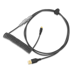 Redragon A115 Coiled USB-C Keyboard Cable Custom Type-C Mechanical Gaming Keyboard Cable 5.28ft Black Redragon A115 Coiled USB-C Keyboard Cable Custom Type-C Mechanical Gaming Keyboard Cable 5.28ft Black