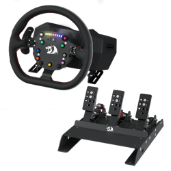 Redragon GT-32 Racing Wheel and Floor Pedals Redragon GT-32 Racing Wheel and Floor Pedals