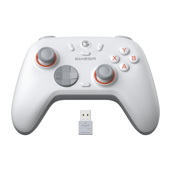 GameSir Nova 2 Lite Wireless PC Controller with Hall Effect Joysticks & Triggers, 2.4G & Wired 1000Hz Polling Rate, Remappable Buttons - Compatible with PC/Switch/Steam/Android White GameSir Nova 2 Lite Wireless PC Controller with Hall Effect Joysticks & Triggers, 2.4G & Wired 1000Hz Polling Rate, Remappable Buttons - Compatible with PC/Switch/Steam/Android White