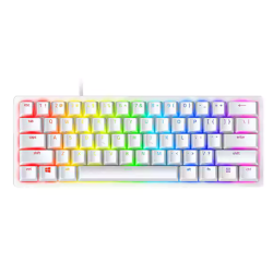 Razer Huntsman Mini-Mercury-US 60 Gaming Keyboard with RED SWITCH White Razer Huntsman Mini-Mercury-US 60 Gaming Keyboard with RED SWITCH White