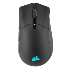 Corsair SABRE RGB PRO CHAMPION SERIES Wireless Gaming Mouse, 7 Programmable Buttons, MARKSMAN 26K Sensor, 26,000 DPI, SLIPSTREAM Technology, 1.8m Drag-Reducing Paracord Cable, Black | CH-9313211-EU Corsair SABRE RGB PRO CHAMPION SERIES Wireless Gaming Mouse, 7 Programmable Buttons, MARKSMAN 26K Sensor, 26,000 DPI, SLIPSTREAM Technology, 1.8m Drag-Reducing Paracord Cable, Black | CH-9313211-EU