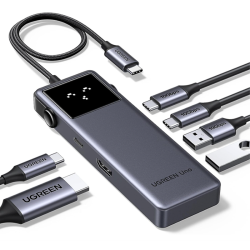 UGREEN Uno USB C HUB 4K60Hz PD100W 10Gbps USB3.2 Splitter Adapter for Laptop Macbook Pro Air USB Expander Docking Station 35998 UGREEN Uno USB C HUB 4K60Hz PD100W 10Gbps USB3.2 Splitter Adapter for Laptop Macbook Pro Air USB Expander Docking Station 35998