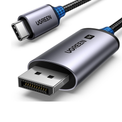 UGREEN USB C to DisplayPort 1.4 Cable 8K@60Hz 4K@240Hz Thunderbolt 4/3 to DisplayPort Cord USB C to DP 1.4 32.4 Gbps Alu Braided Compatible with MacBook Pro/Air, iPad, Mac Mini, Galaxy, XPS 15, 6.6FT - 25158 UGREEN USB C to DisplayPort 1.4 Cable 8K@60Hz 4K@240Hz Thunderbolt 4/3 to DisplayPort Cord USB C to DP 1.4 32.4 Gbps Alu Braided Compatible with MacBook Pro/Air, iPad, Mac Mini, Galaxy, XPS 15, 6.6FT - 25158
