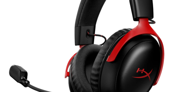 Cuffie HyperX Cloud III Wireless Per PC/PS5/PS4 - Nero/Rosse (SENZA DONGLE) - Usate Ottime Condizioni - Foto 3