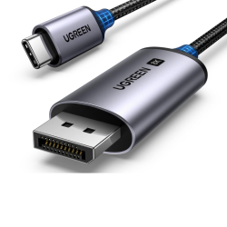 UGREEN USB C to DisplayPort 1.4 Cable 8K@60Hz 4K@240Hz Thunderbolt 4/3 to DisplayPort Cord USB C to DP 1.4 32.4 Gbps Alu Braided Compatible with MacBook Pro/Air, iPad, Mac Mini, Galaxy, XPS 15 3.3FT 25157 UGREEN USB C to DisplayPort 1.4 Cable 8K@60Hz 4K@240Hz Thunderbolt 4/3 to DisplayPort Cord USB C to DP 1.4 32.4 Gbps Alu Braided Compatible with MacBook Pro/Air, iPad, Mac Mini, Galaxy, XPS 15 3.3FT 25157