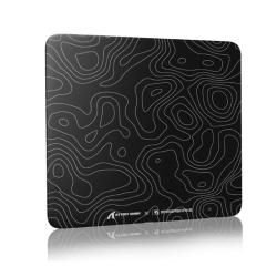 ATTACK SHARK CM05 Glass Gaming Mouse Pad,17.7x15.7 in Large Mouse Mat,Non Slip 9H Hard Mousepads,Nano-Textured Glass Surface with Improved Precision and Speed for FPS/MOBA - Black Contour ATTACK SHARK CM05 Glass Gaming Mouse Pad,17.7x15.7 in Large Mouse Mat,Non Slip 9H Hard Mousepads,Nano-Textured Glass Surface with Improved Precision and Speed for FPS/MOBA - Black Contour