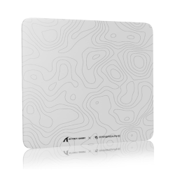 ATTACK SHARK CM05 Glass Gaming Mouse Pad,17.7x15.7 in Large Mouse Mat,Non Slip 9H Hard Mousepads,Nano-Textured Glass Surface with Improved Precision and Speed for FPS Players-White Contour ATTACK SHARK CM05 Glass Gaming Mouse Pad,17.7x15.7 in Large Mouse Mat,Non Slip 9H Hard Mousepads,Nano-Textured Glass Surface with Improved Precision and Speed for FPS Players-White Contour