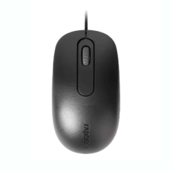 Rapoo Optical Mouse N200, High resolution 1600 DPI Sensor - Black Rapoo Optical Mouse N200, High resolution 1600 DPI Sensor - Black