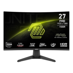 MSI MAG 276CF E20 Gaming Monitor, 27 INCH Rapid VA Display, FHD Resolution, 200Hz Refresh Rate, 0.5ms (GtG) Response Time, AMD FreeSync Premium Technology, 1.07b Color Display, Black | 9S6-3CE11M-030 MSI MAG 276CF E20 Gaming Monitor, 27 INCH Rapid VA Display, FHD Resolution, 200Hz Refresh Rate, 0.5ms (GtG) Response Time, AMD FreeSync Premium Technology, 1.07b Color Display, Black | 9S6-3CE11M-030