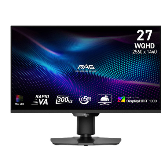 MSI MAG 274QPF X30MV Gaming Monitor, 27 INCH Rapid VA Display, WQHD Resolution, 0.5ms Response Time, 300Hz Refresh Rate, Adaptive Sync, Quantum Dot Feature, Black | 9S6-3CF09H-001 (Open Sealed) MSI MAG 274QPF X30MV Gaming Monitor, 27 INCH Rapid VA Display, WQHD Resolution, 0.5ms Response Time, 300Hz Refresh Rate, Adaptive Sync, Quantum Dot Feature, Black | 9S6-3CF09H-001 (Open Sealed)