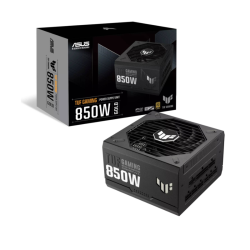 ASUS TUF Gaming 850W 80Plus Gold Fully Modular Power Supply, ATX 3.1 Compatible 80+ Gold Certified, Military-grade, Dual Ball Bearing, Axial-tech Fan, PCB Coating, Black | 90YE00S2-B0NA00 ASUS TUF Gaming 850W 80Plus Gold Fully Modular Power Supply, ATX 3.1 Compatible 80+ Gold Certified, Military-grade, Dual Ball Bearing, Axial-tech Fan, PCB Coating, Black | 90YE00S2-B0NA00