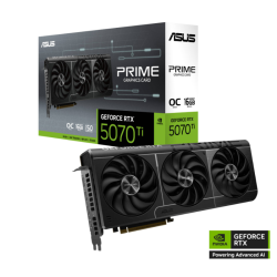 ASUS Prime GeForce RTX 5070 Ti OC Edition Graphics Card, 16GB GDDR7 256-Bit Memory, 2497 MHz Boost Clock, 8960 CUDA Cores, PCI Express 5.0 | 90YV0MF0-M0NA00 ASUS Prime GeForce RTX 5070 Ti OC Edition Graphics Card, 16GB GDDR7 256-Bit Memory, 2497 MHz Boost Clock, 8960 CUDA Cores, PCI Express 5.0 | 90YV0MF0-M0NA00