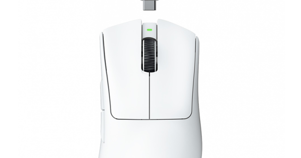Razer DeathAdder V3 Pro Wireless Gaming Mouse – White | RZ01