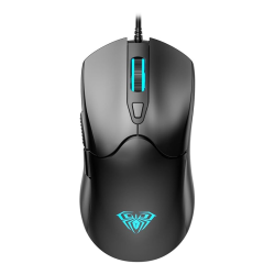 Aula S13 1200/1800 / 2400 / 3600DPI Adjustable RGB Optical Wired Gaming Mouse - Black Aula S13 1200/1800 / 2400 / 3600DPI Adjustable RGB Optical Wired Gaming Mouse - Black