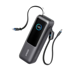 Anker Zolo Power Bank 25K, 165W, Built-In USB-C and Retractable Cables - A1695 (Open Sealed) Anker Zolo Power Bank 25K, 165W, Built-In USB-C and Retractable Cables - A1695 (Open Sealed)