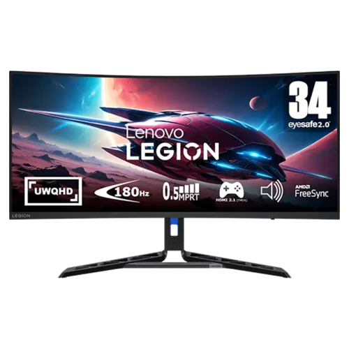 Lenovo Legion Gaming Monitor Curved 34 Inch 180 Hz - R34w-30 UWQHD (Open Sealed)