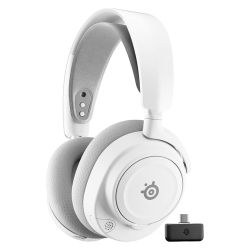 SteelSeries Arctis Nova 7 Wireless Gen 2 Gaming Headset - Real-Time App Control, 50+ HR Play, Neodymium Drivers, Mix 2.4GHz/Bluetooth, PC, PS5, PS4, Switch 1/2, Mobile - White SteelSeries Arctis Nova 7 Wireless Gen 2 Gaming Headset - Real-Time App Control, 50+ HR Play, Neodymium Drivers, Mix 2.4GHz/Bluetooth, PC, PS5, PS4, Switch 1/2, Mobile - White