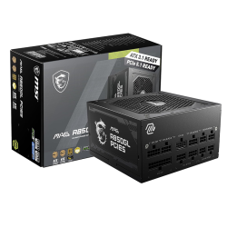 MSI MAG A850GL PCIe 5.1 & ATX 3.1 Gaming Power Supply - Full Modular - 80 Plus Gold Certified 850W - Compact Size - ATX PSU - Black MSI MAG A850GL PCIe 5.1 & ATX 3.1 Gaming Power Supply - Full Modular - 80 Plus Gold Certified 850W - Compact Size - ATX PSU - Black