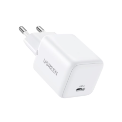 UGREEN Wall Charger X512 20W USB-C GaN Fast Charger – PD 3.0 & QC 4.0 (Model 55554) – White UGREEN Wall Charger X512 20W USB-C GaN Fast Charger – PD 3.0 & QC 4.0 (Model 55554) – White