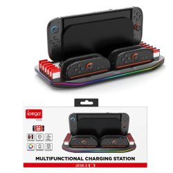 IPEGA PG-SW2210 For Nintendo Switch 2 Charging Dock Joypad Charger Game Card Storage Rack with RGB Light IPEGA PG-SW2210 For Nintendo Switch 2 Charging Dock Joypad Charger Game Card Storage Rack with RGB Light