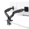 NB North Bayou F160 Dual Monitor Stand for 17-27 inch Arm Height Adjustable Gas Spring Full Motion Mount Support VESA 75/100mm (2-9kg) for Each Screen
